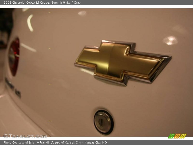 Summit White / Gray 2008 Chevrolet Cobalt LS Coupe