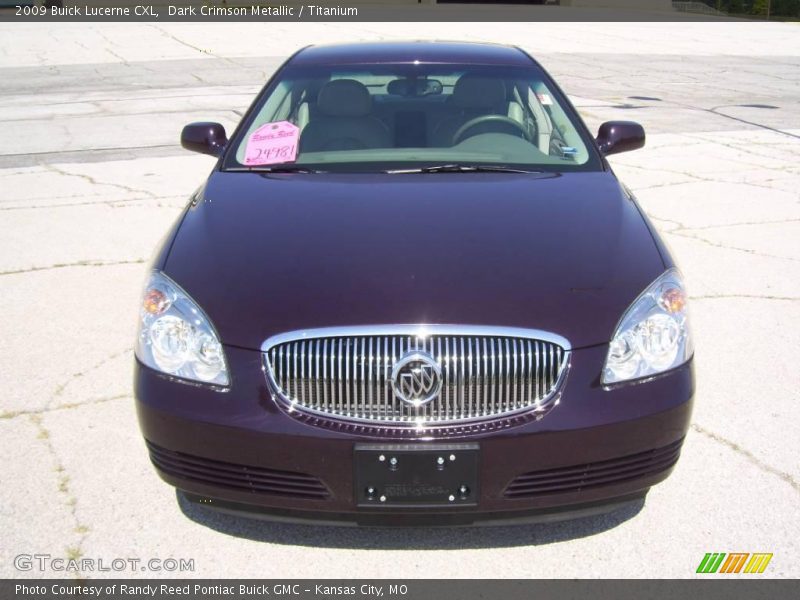 Dark Crimson Metallic / Titanium 2009 Buick Lucerne CXL