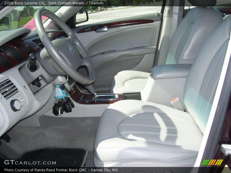 Dark Crimson Metallic / Titanium 2009 Buick Lucerne CXL