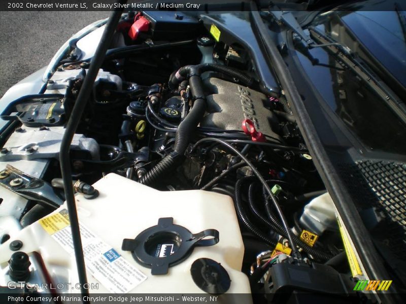 Galaxy Silver Metallic / Medium Gray 2002 Chevrolet Venture LS