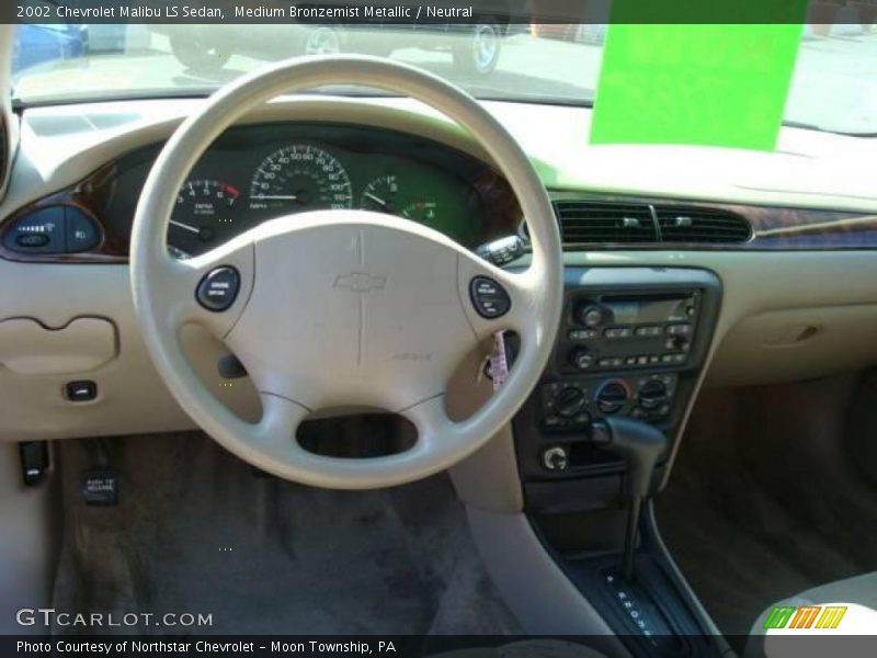 Medium Bronzemist Metallic / Neutral 2002 Chevrolet Malibu LS Sedan