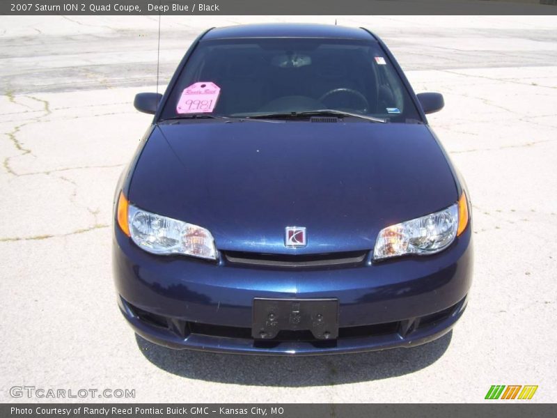 Deep Blue / Black 2007 Saturn ION 2 Quad Coupe