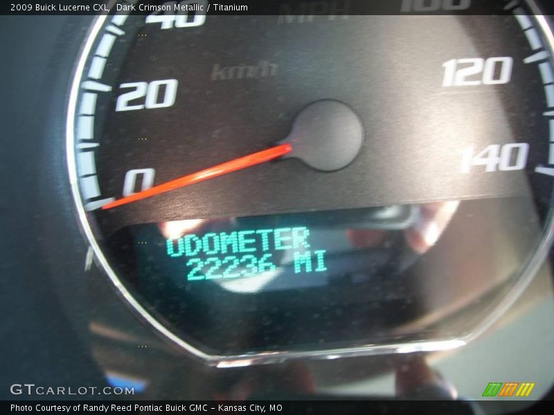 Dark Crimson Metallic / Titanium 2009 Buick Lucerne CXL