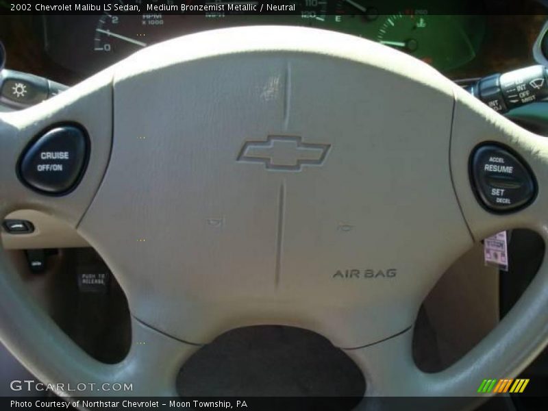Medium Bronzemist Metallic / Neutral 2002 Chevrolet Malibu LS Sedan