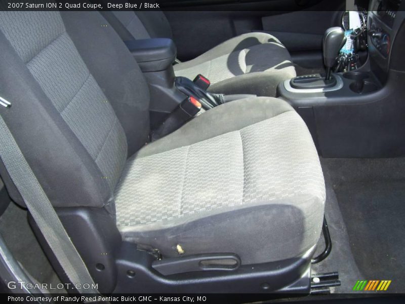 Deep Blue / Black 2007 Saturn ION 2 Quad Coupe