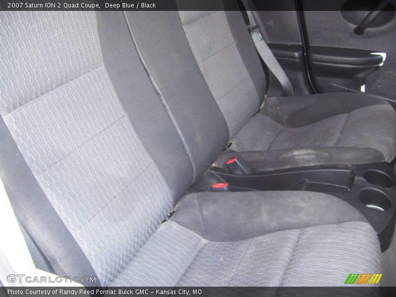 Deep Blue / Black 2007 Saturn ION 2 Quad Coupe