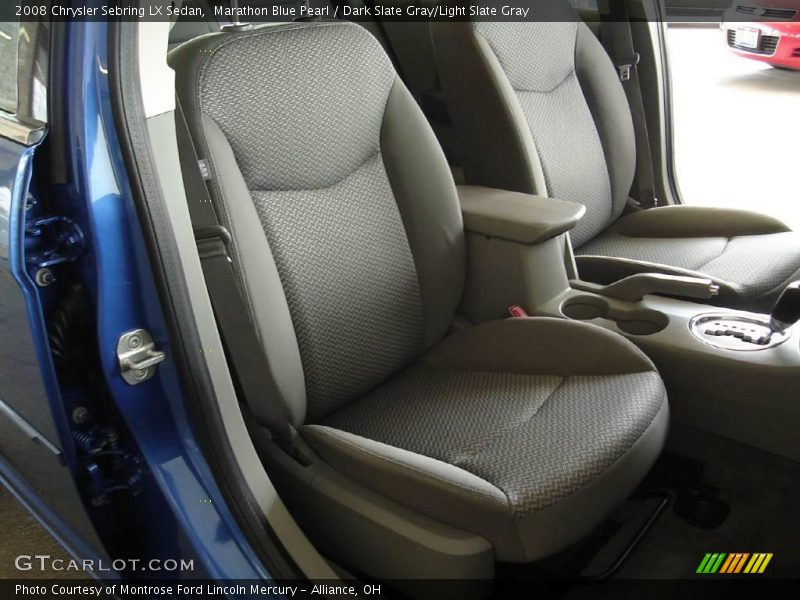 Marathon Blue Pearl / Dark Slate Gray/Light Slate Gray 2008 Chrysler Sebring LX Sedan