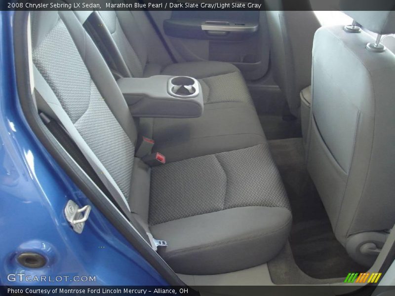 Marathon Blue Pearl / Dark Slate Gray/Light Slate Gray 2008 Chrysler Sebring LX Sedan