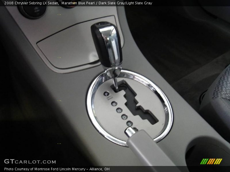 Marathon Blue Pearl / Dark Slate Gray/Light Slate Gray 2008 Chrysler Sebring LX Sedan