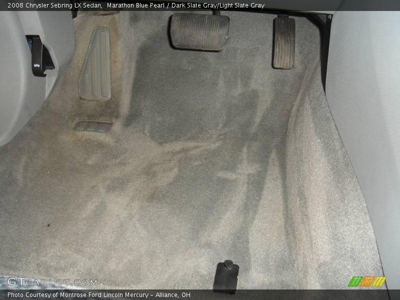 Marathon Blue Pearl / Dark Slate Gray/Light Slate Gray 2008 Chrysler Sebring LX Sedan