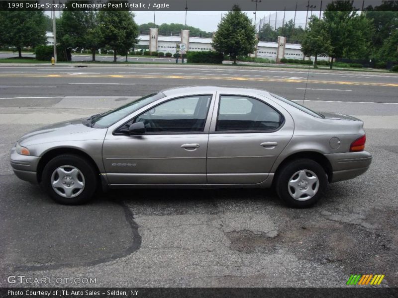 Champagne Pearl Metallic / Agate 1998 Dodge Stratus