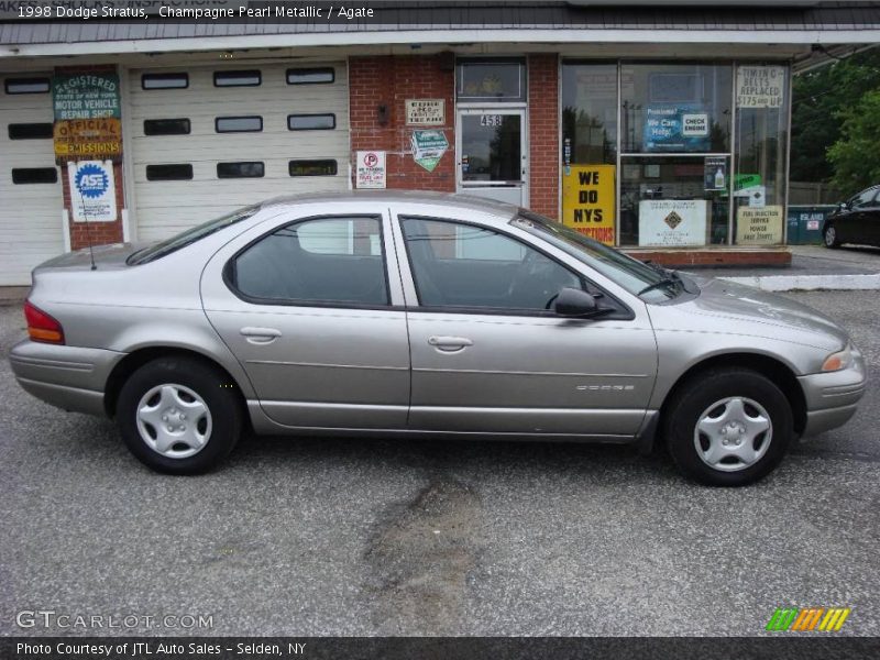 Champagne Pearl Metallic / Agate 1998 Dodge Stratus