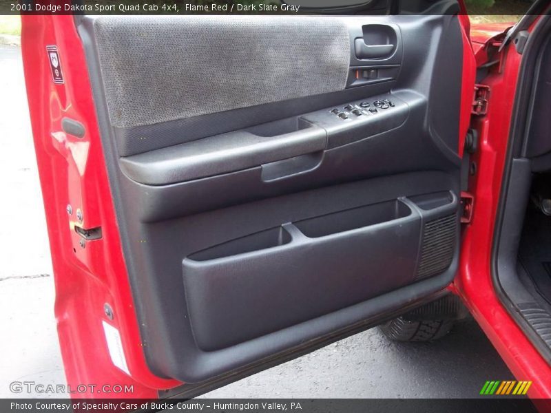 Flame Red / Dark Slate Gray 2001 Dodge Dakota Sport Quad Cab 4x4