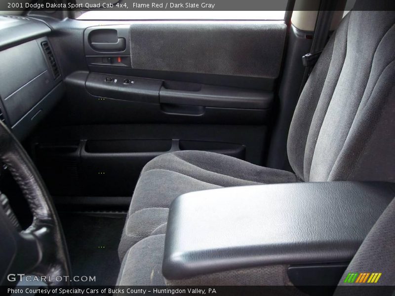 Flame Red / Dark Slate Gray 2001 Dodge Dakota Sport Quad Cab 4x4