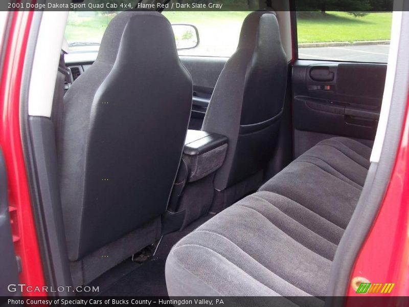 Flame Red / Dark Slate Gray 2001 Dodge Dakota Sport Quad Cab 4x4