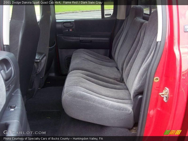 Flame Red / Dark Slate Gray 2001 Dodge Dakota Sport Quad Cab 4x4