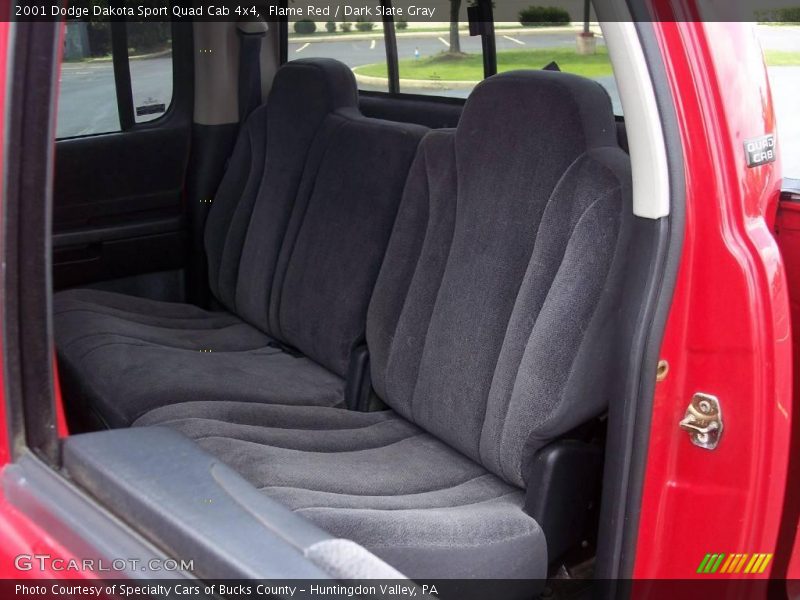 Flame Red / Dark Slate Gray 2001 Dodge Dakota Sport Quad Cab 4x4