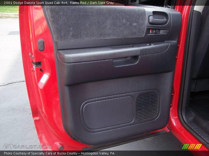 Flame Red / Dark Slate Gray 2001 Dodge Dakota Sport Quad Cab 4x4