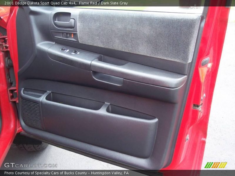 Flame Red / Dark Slate Gray 2001 Dodge Dakota Sport Quad Cab 4x4