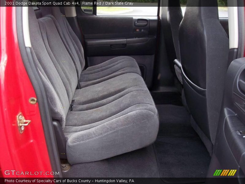 Flame Red / Dark Slate Gray 2001 Dodge Dakota Sport Quad Cab 4x4