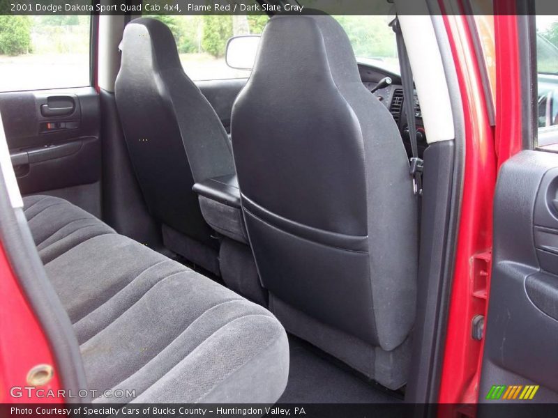 Flame Red / Dark Slate Gray 2001 Dodge Dakota Sport Quad Cab 4x4