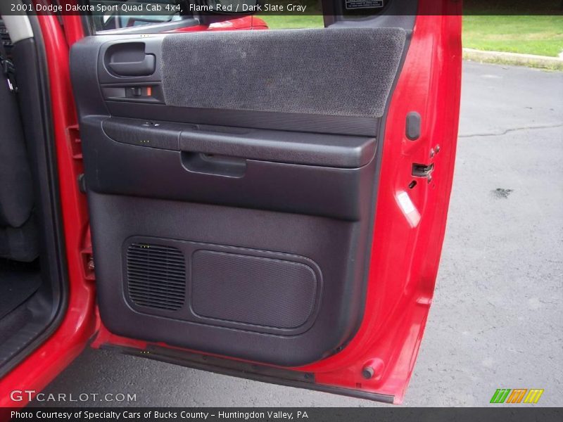 Flame Red / Dark Slate Gray 2001 Dodge Dakota Sport Quad Cab 4x4
