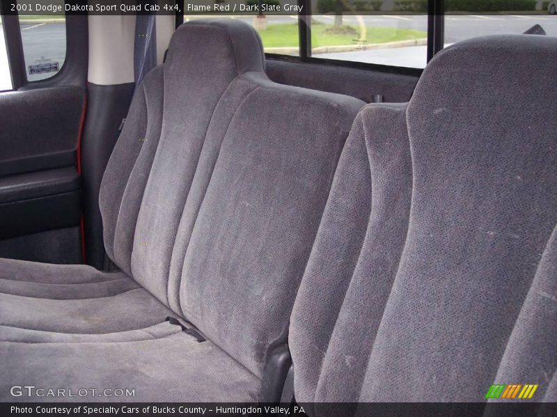 Flame Red / Dark Slate Gray 2001 Dodge Dakota Sport Quad Cab 4x4