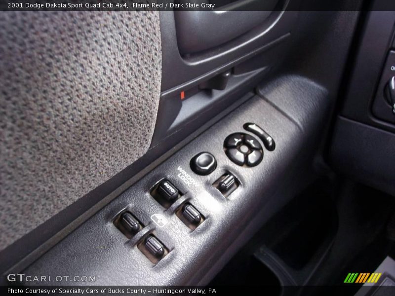 Flame Red / Dark Slate Gray 2001 Dodge Dakota Sport Quad Cab 4x4
