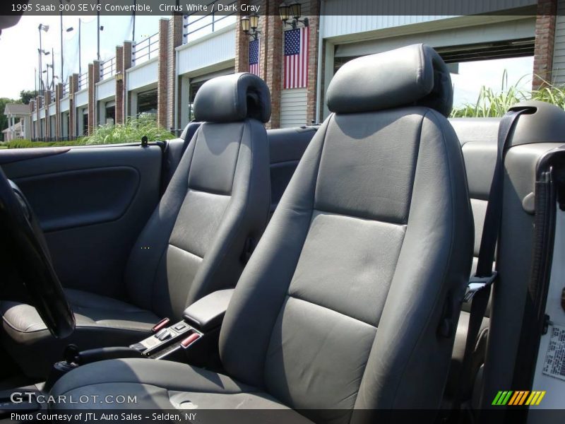 Cirrus White / Dark Gray 1995 Saab 900 SE V6 Convertible