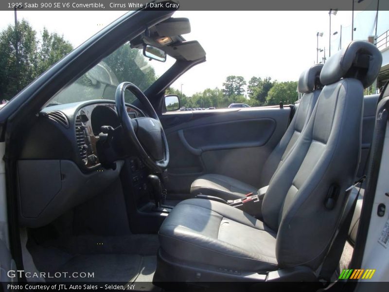 Cirrus White / Dark Gray 1995 Saab 900 SE V6 Convertible