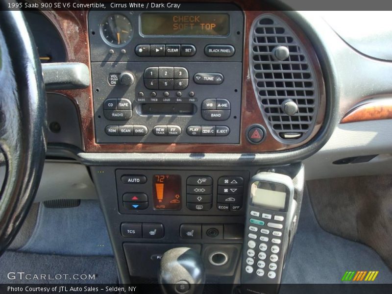 Cirrus White / Dark Gray 1995 Saab 900 SE V6 Convertible