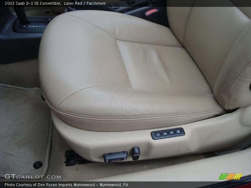 Laser Red / Parchment 2003 Saab 9-3 SE Convertible