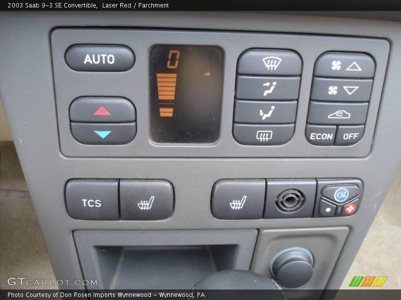 Laser Red / Parchment 2003 Saab 9-3 SE Convertible
