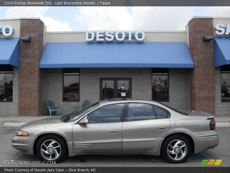 Light Bronzemist Metallic / Taupe 2000 Pontiac Bonneville SSEi