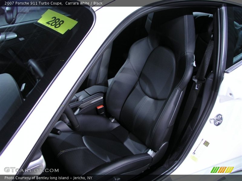 Carrara White / Black 2007 Porsche 911 Turbo Coupe