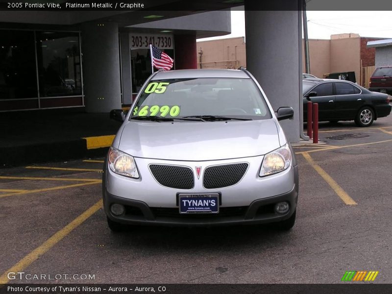 Platinum Metallic / Graphite 2005 Pontiac Vibe