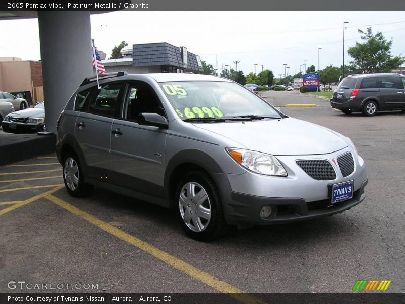 Platinum Metallic / Graphite 2005 Pontiac Vibe