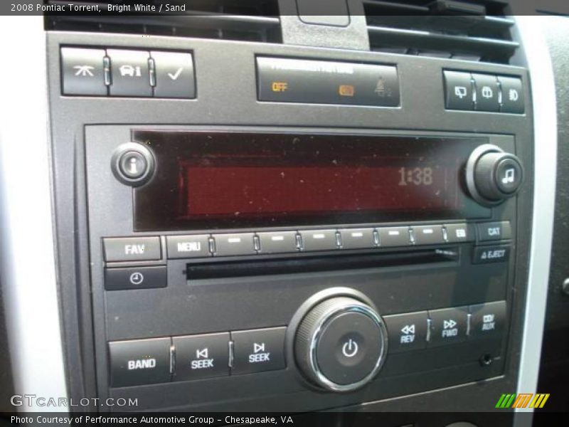 Bright White / Sand 2008 Pontiac Torrent