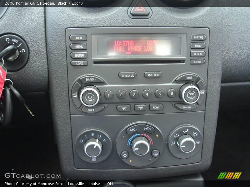 Black / Ebony 2006 Pontiac G6 GT Sedan