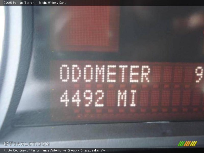 Bright White / Sand 2008 Pontiac Torrent