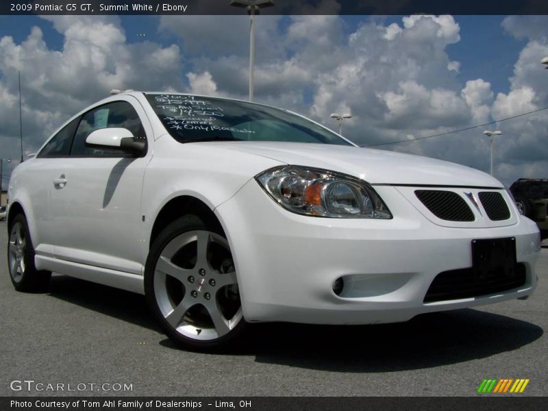 Summit White / Ebony 2009 Pontiac G5 GT
