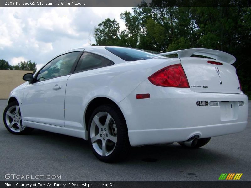Summit White / Ebony 2009 Pontiac G5 GT