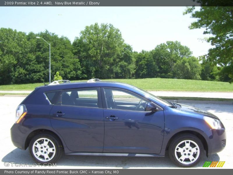 Navy Blue Metallic / Ebony 2009 Pontiac Vibe 2.4 AWD