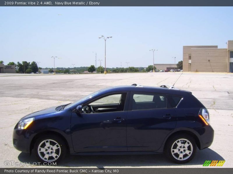 Navy Blue Metallic / Ebony 2009 Pontiac Vibe 2.4 AWD