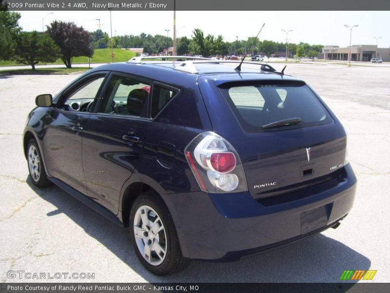 Navy Blue Metallic / Ebony 2009 Pontiac Vibe 2.4 AWD
