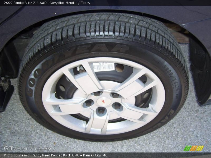 Navy Blue Metallic / Ebony 2009 Pontiac Vibe 2.4 AWD