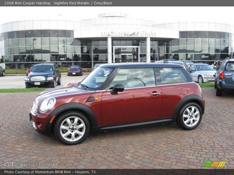 Nightfire Red Metallic / Grey/Black 2008 Mini Cooper Hardtop