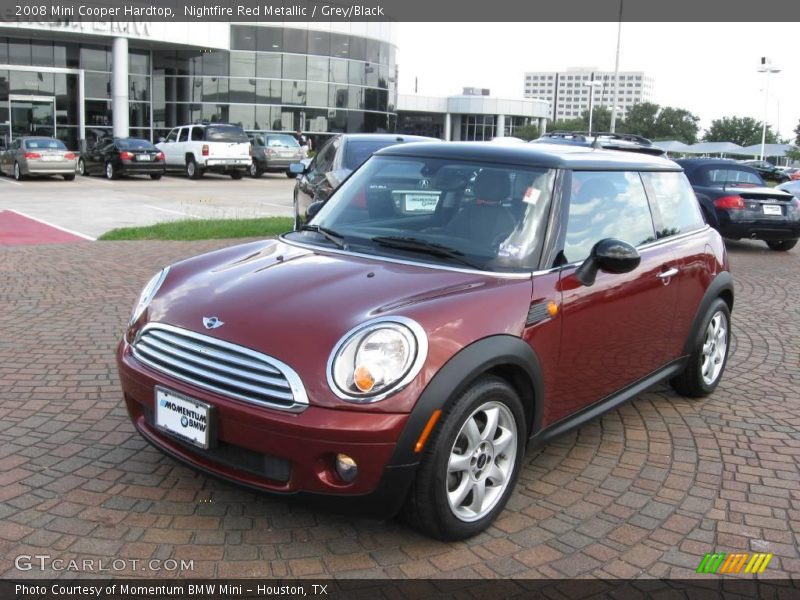 Nightfire Red Metallic / Grey/Black 2008 Mini Cooper Hardtop