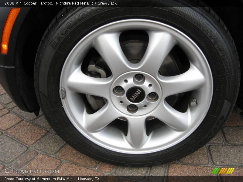 Nightfire Red Metallic / Grey/Black 2008 Mini Cooper Hardtop