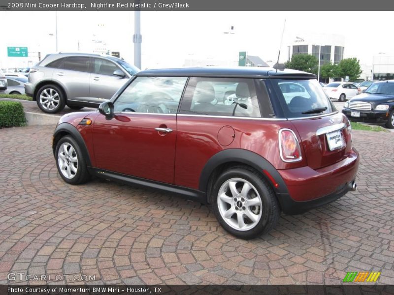 Nightfire Red Metallic / Grey/Black 2008 Mini Cooper Hardtop